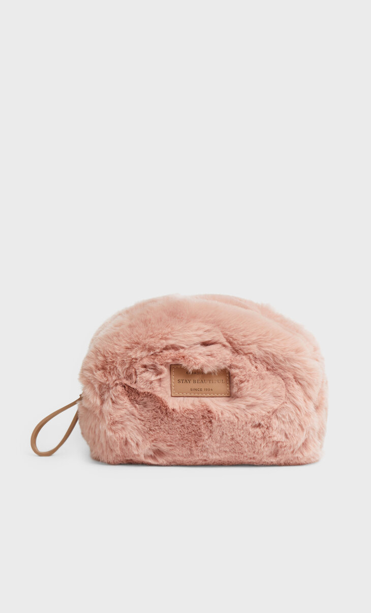 Suni Kurk Makyaj Cantasi Kadin Comfy Stradivarius Turkiye