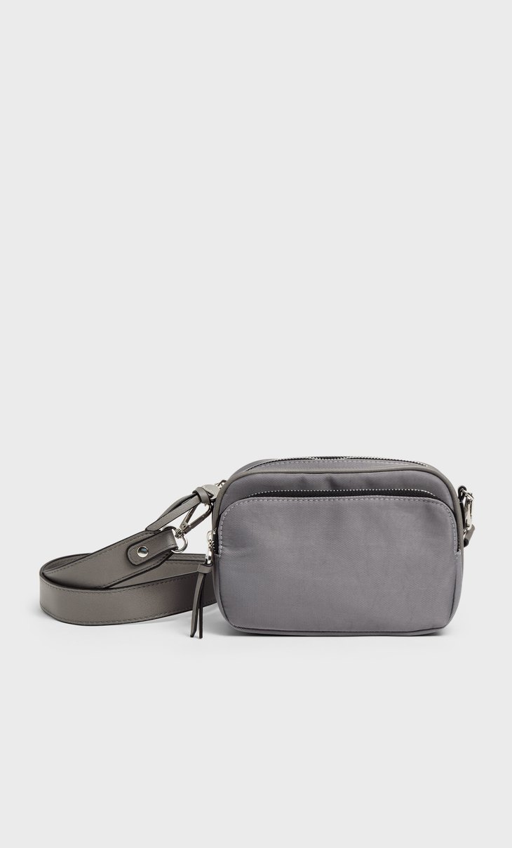 crossbody bag with fabric strap