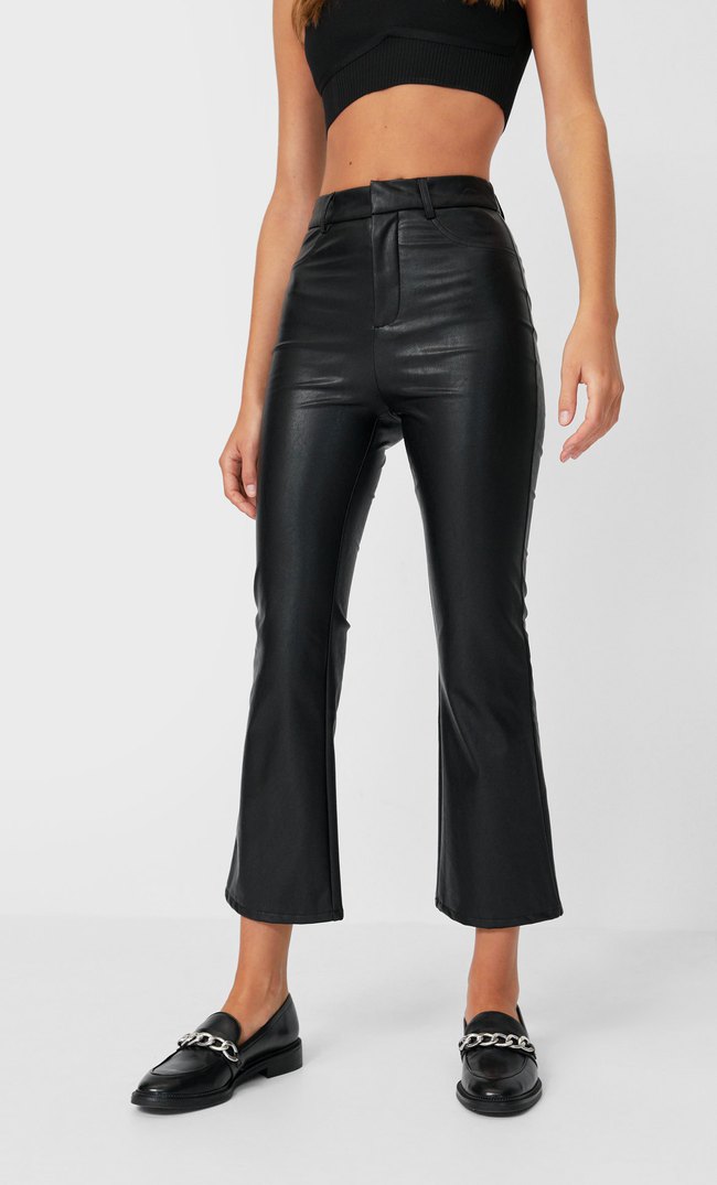 stradivarius cropped flare