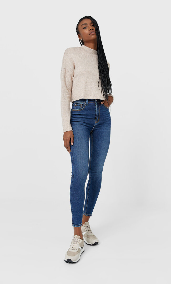 stradivarius super high waist