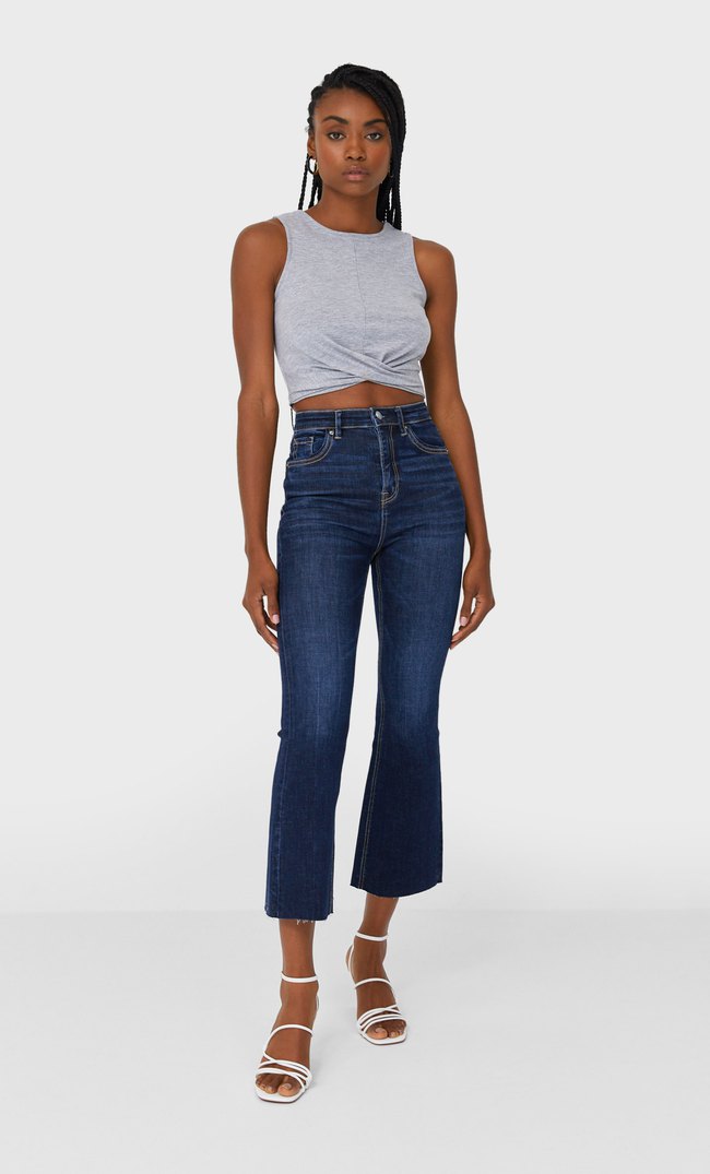 Stradivarius Pantalones Flare Clearance 