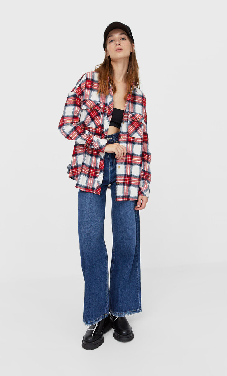 surchemise a carreaux stradivarius