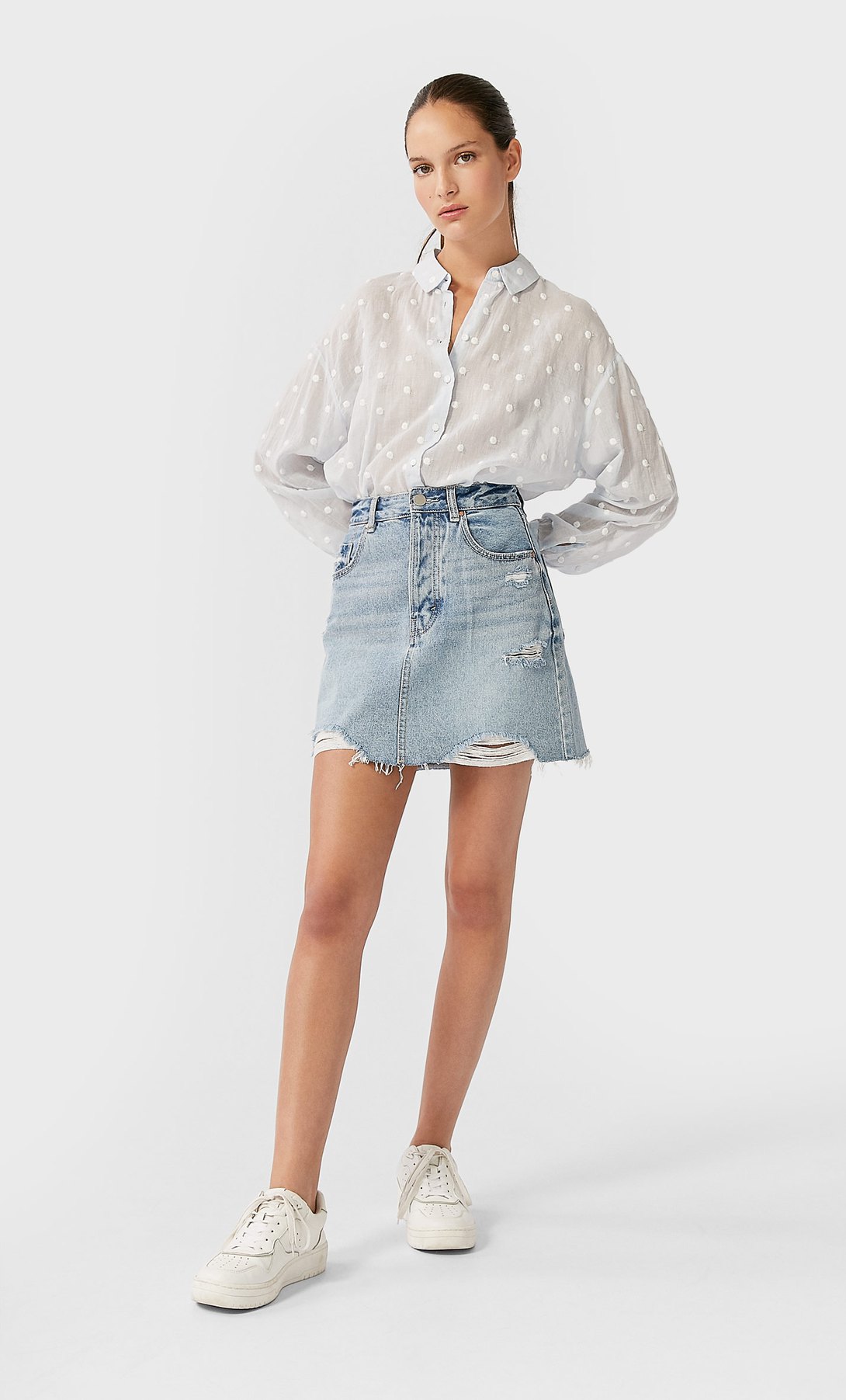 STR_Рубашка в рельефный горошек_1