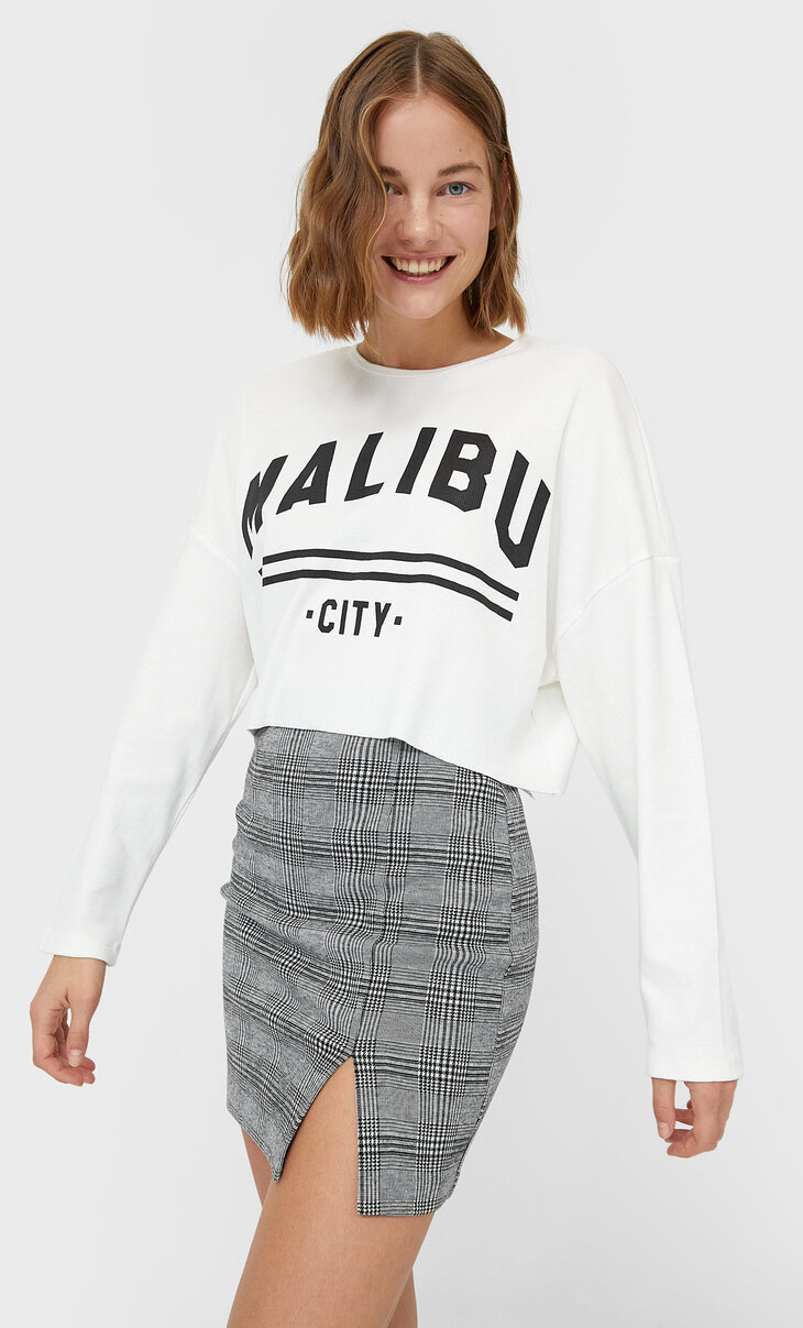 T Shirts For Women Winter Fashion 2020 Stradivarius Indonesia