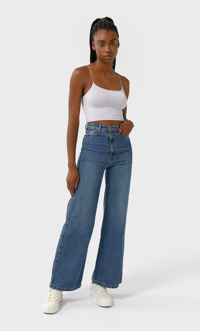 flared jeans stradivarius