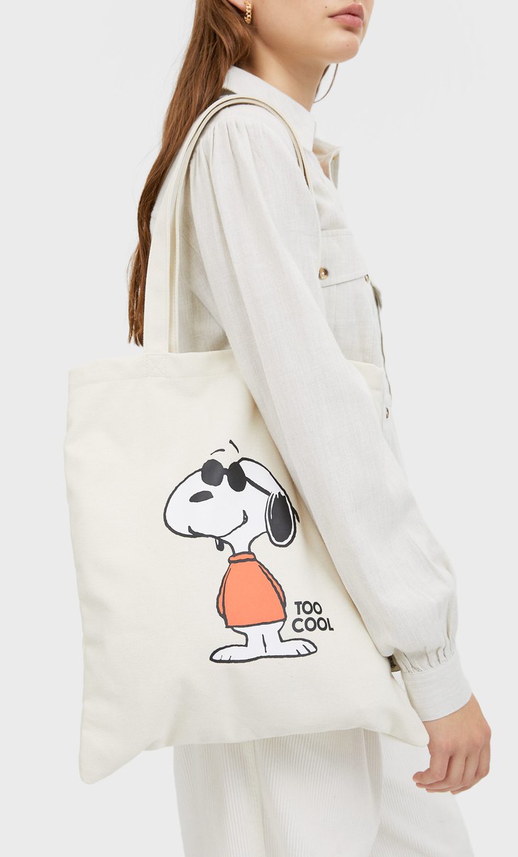 snoopy tote bag