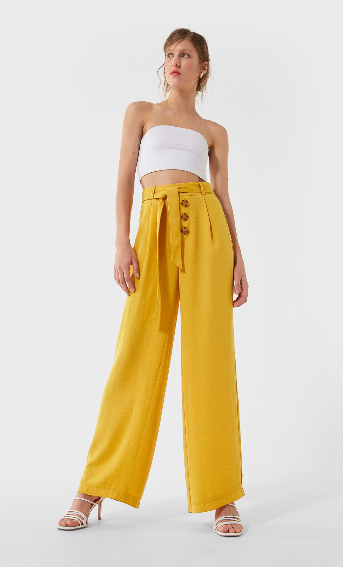 STR_Брюки палаццо с пуговицами и поясом_2