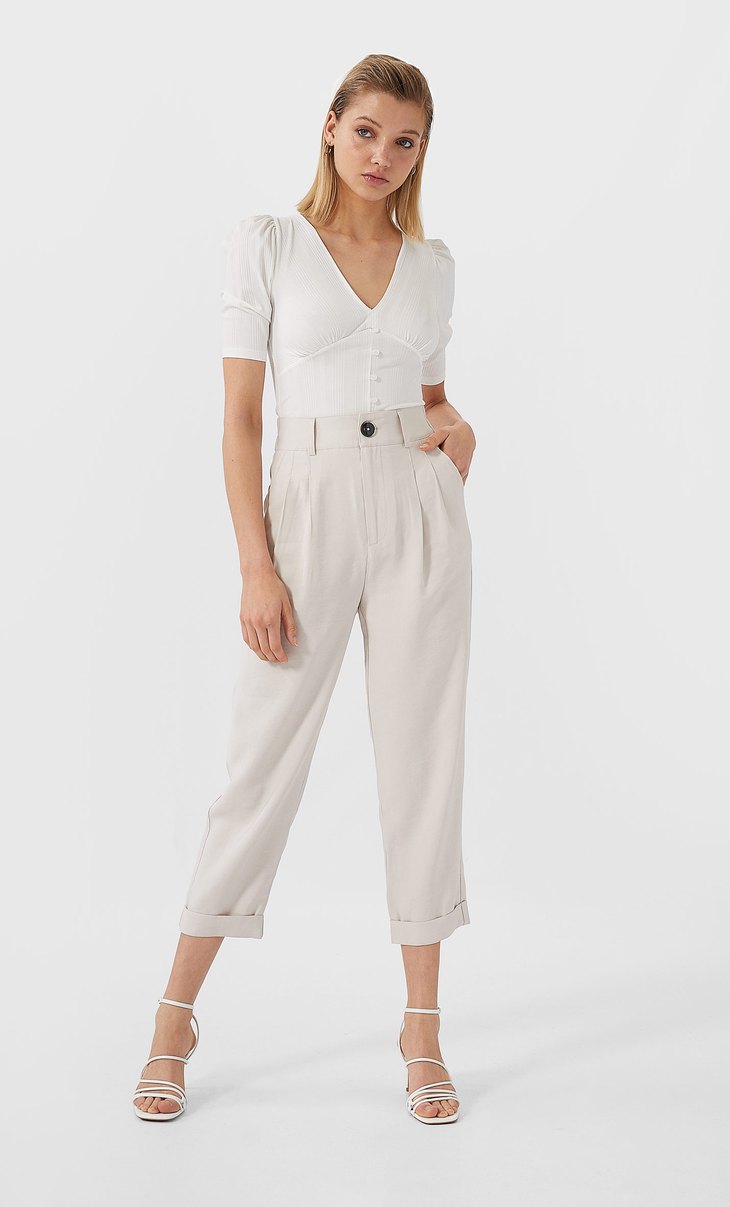Pantalones De Mujer Moda Primavera 2020 Stradivarius Espana