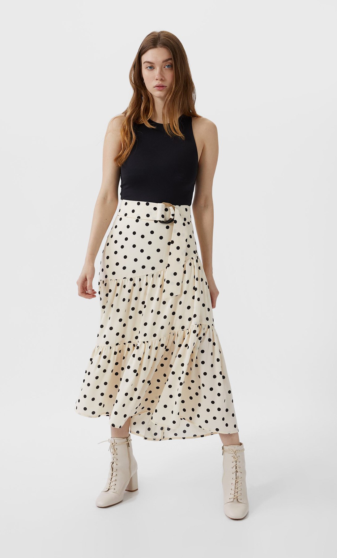 STR_Юбка в горошек, асимметричного кроя_2