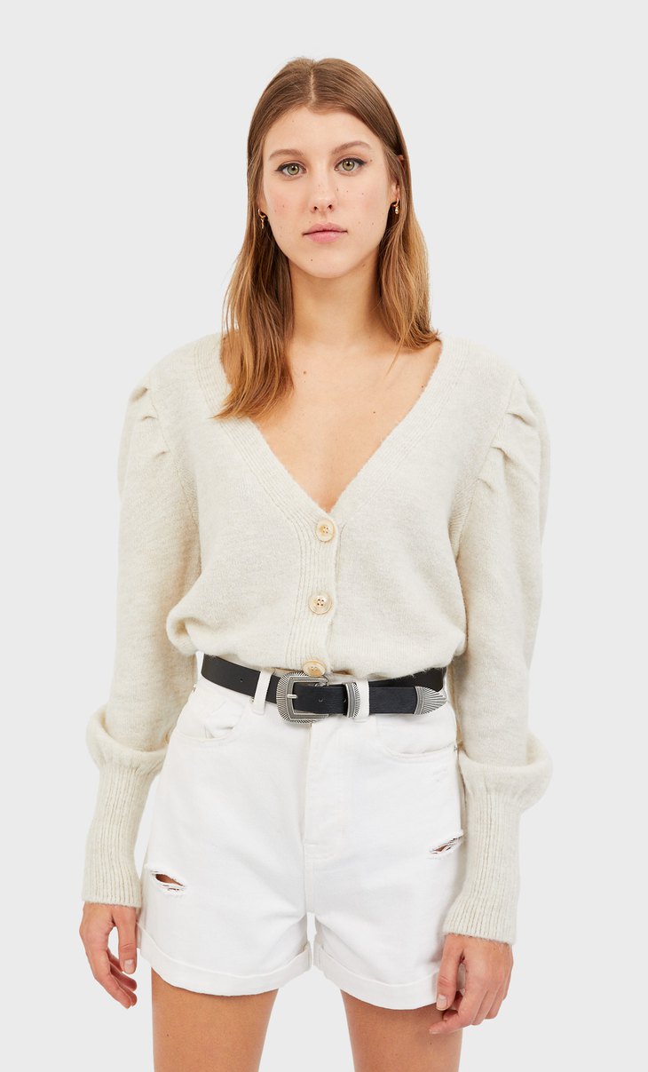stradivarius mom shorts
