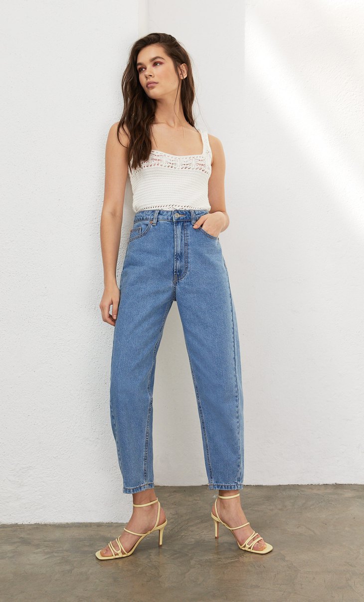 balloon fit jeans