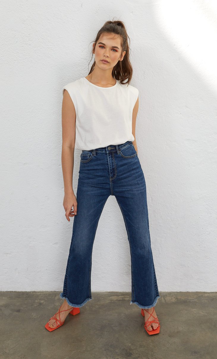 flared jeans stradivarius