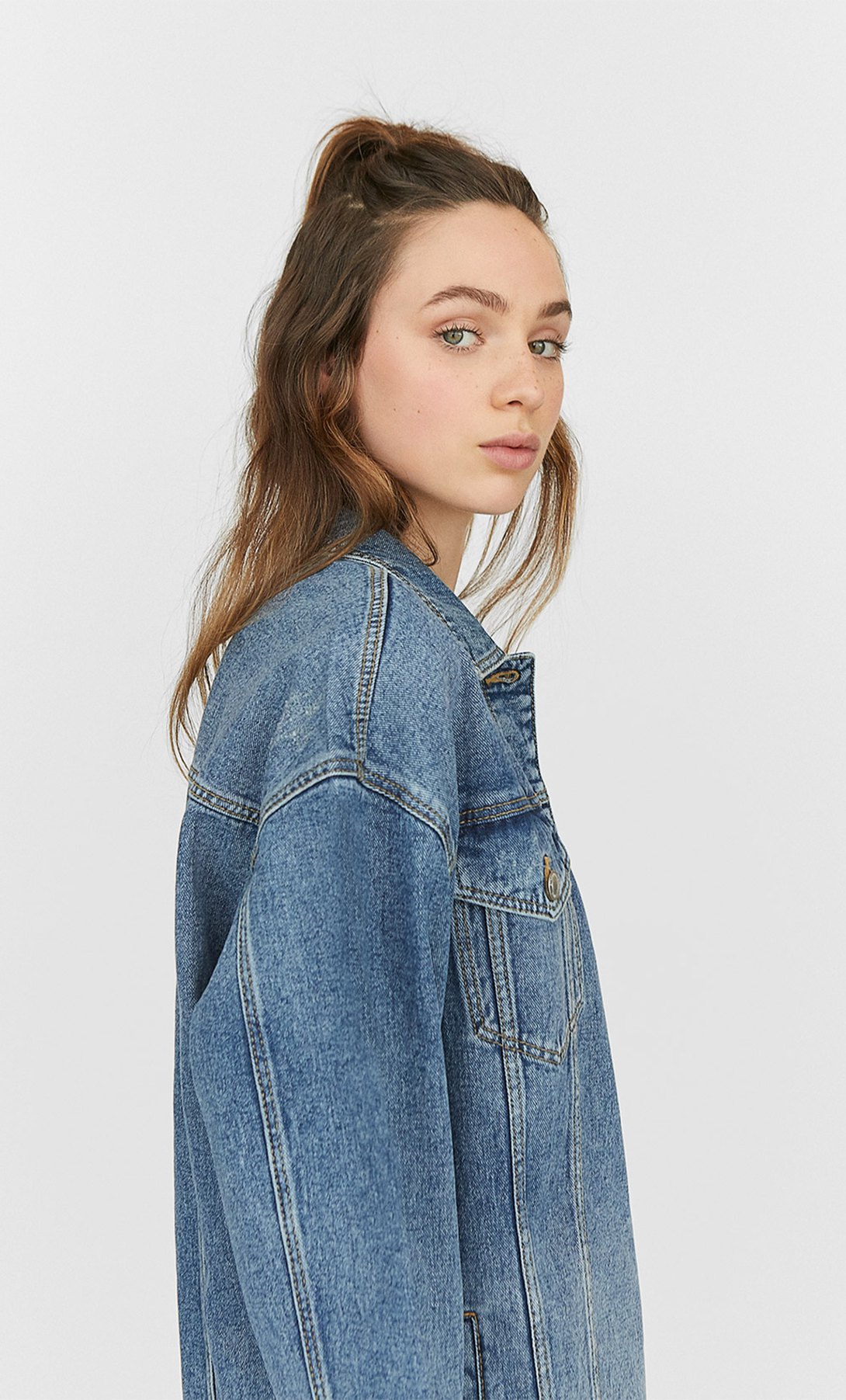 super oversized denim jacket