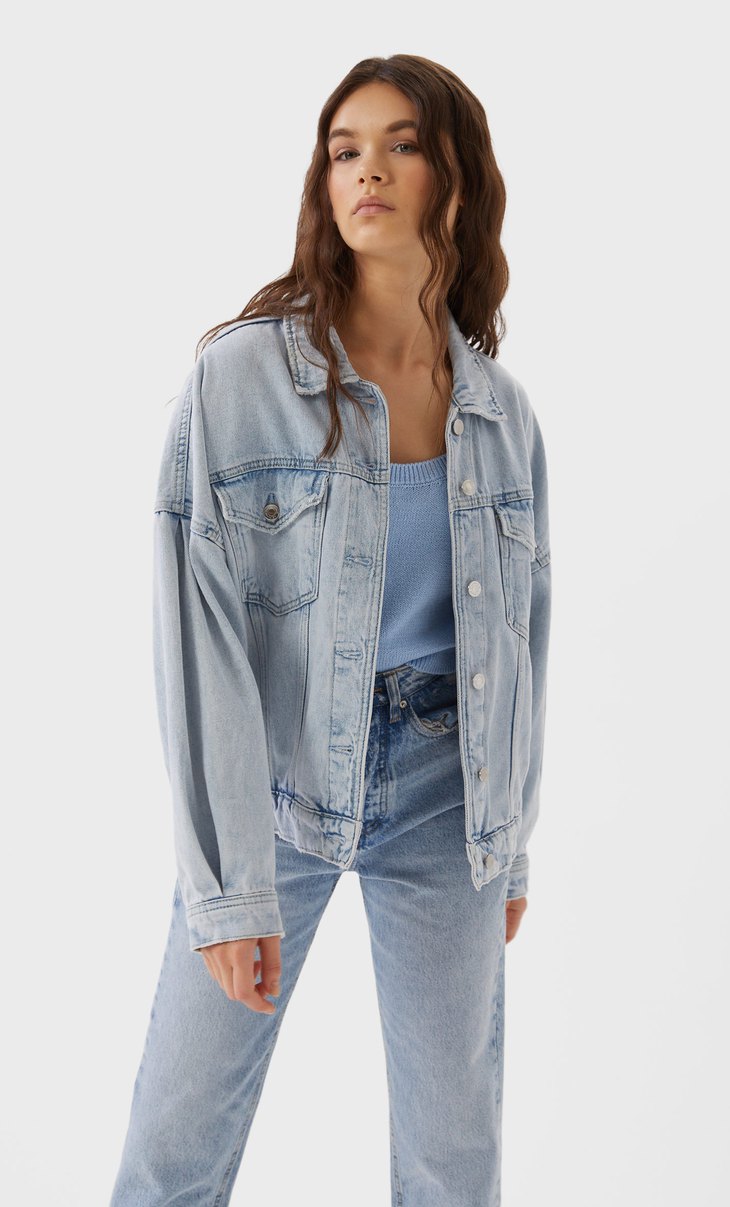 stradivarius denim jacket