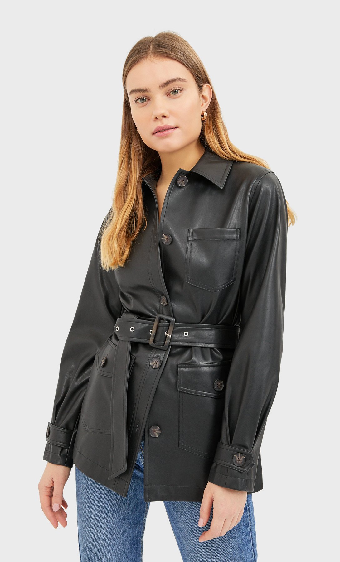 STR_Blouson en cuir synthétique_1