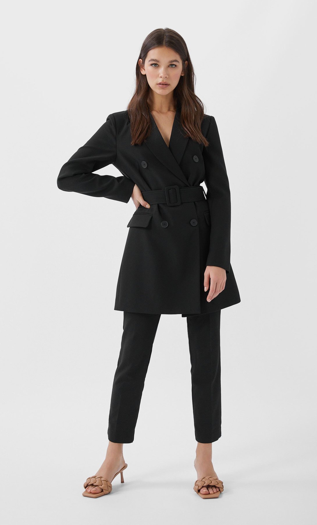 stradivarius blazer dress