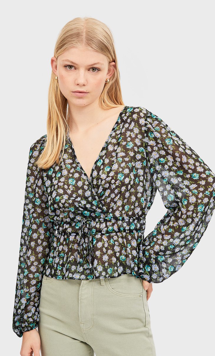 blusas stradivarius mujer 2018