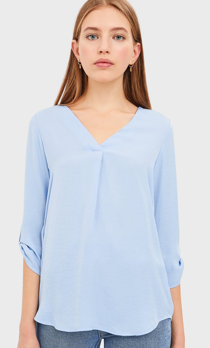 camisetas sin manga mujer stradivarius