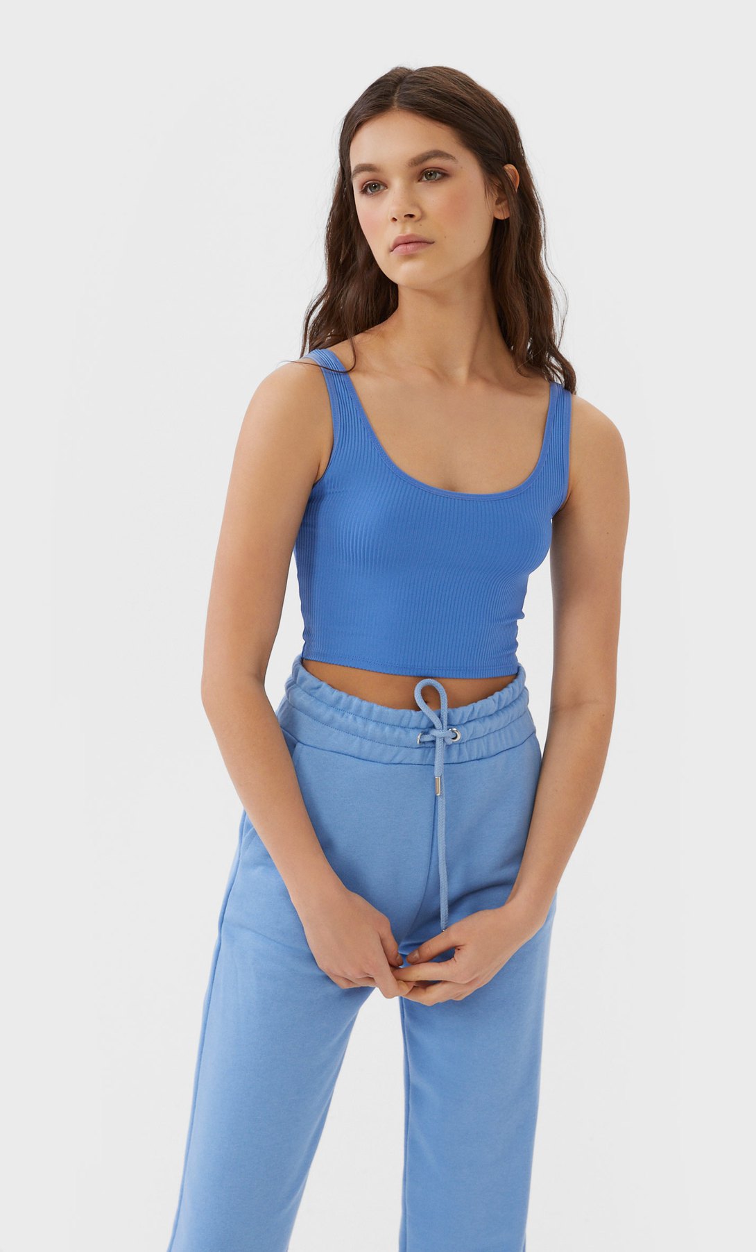 camisetas tirantes mujer stradivarius