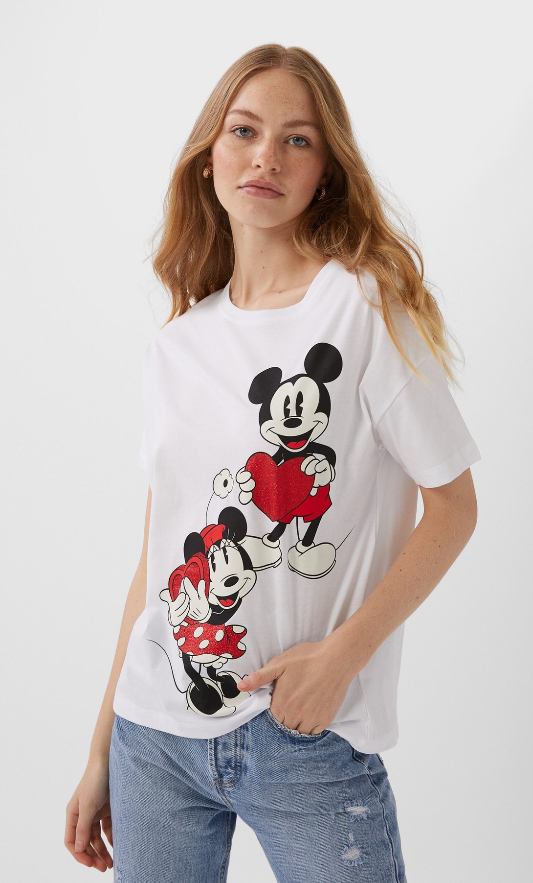 stradivarius disney t shirt