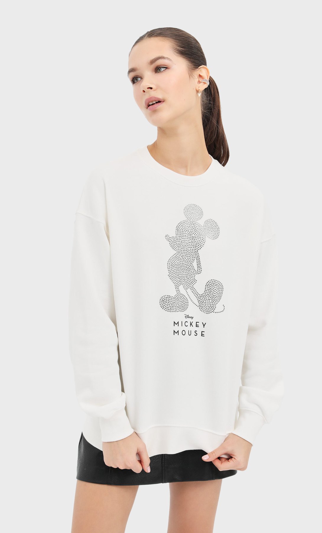 giratorio bronce toxicidad Camiseta Mickey Mouse Mujer Stradivarius Clearance - deportesinc.com  1688489832