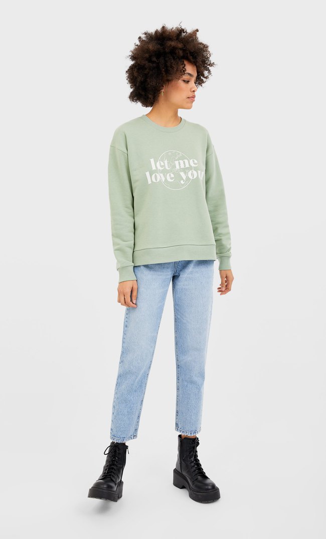 sudaderas mujer stradivarius