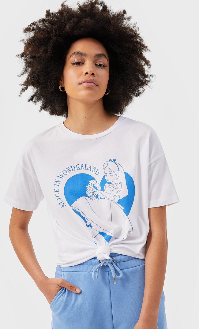 Disney Alice T Shirt Women S T Shirts Stradivarius Oman