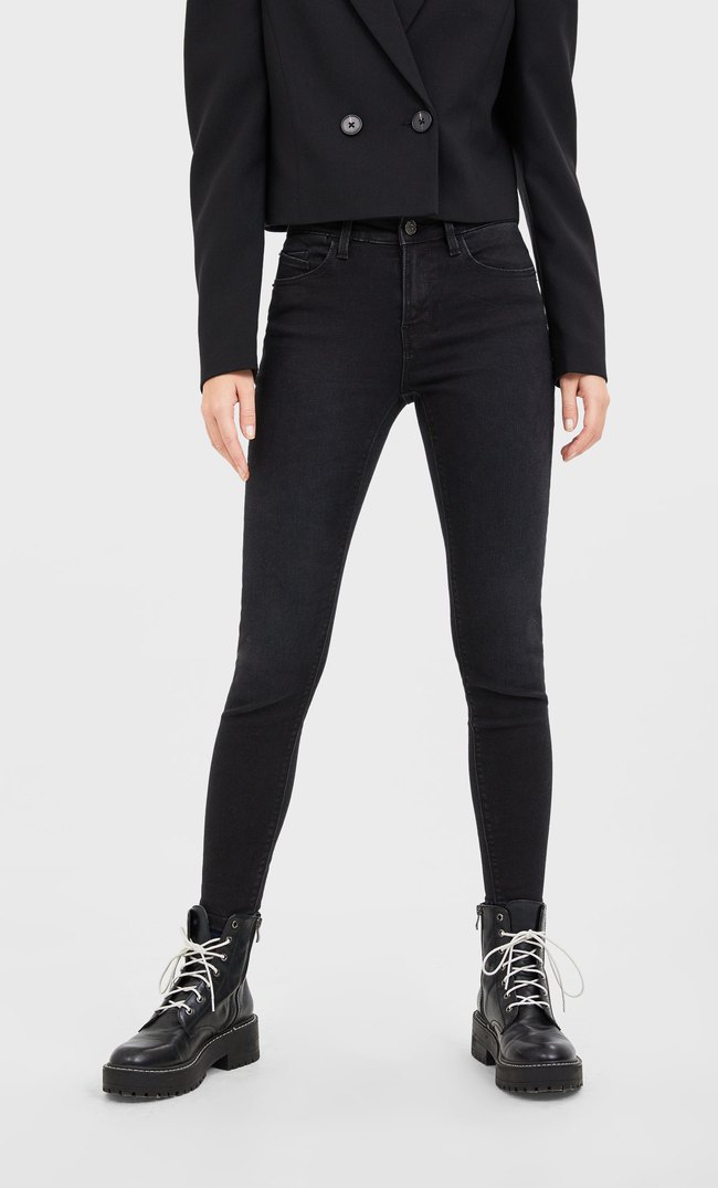 skinny low waist stradivarius