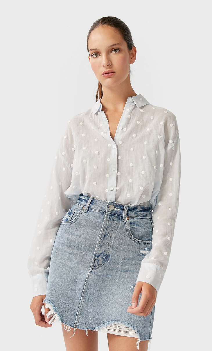 Poykamisa Gynaikeia Moda Anoi3hs 2020 Stradivarius Greek