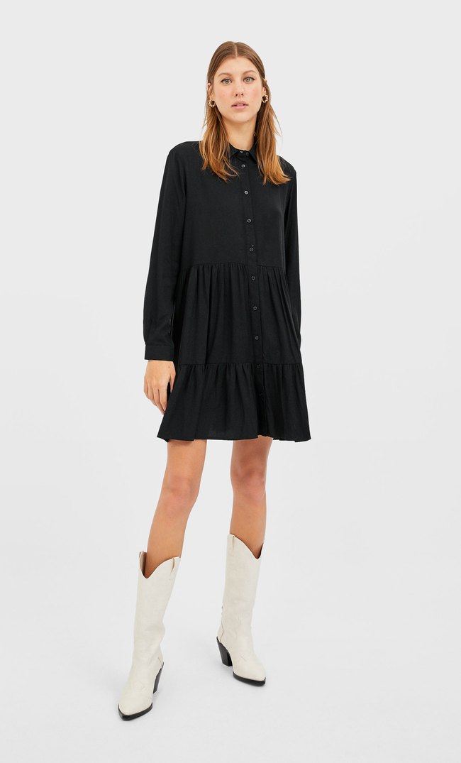 Shirt Dress Stradivarius Top Sellers, UP TO 52% OFF | www 