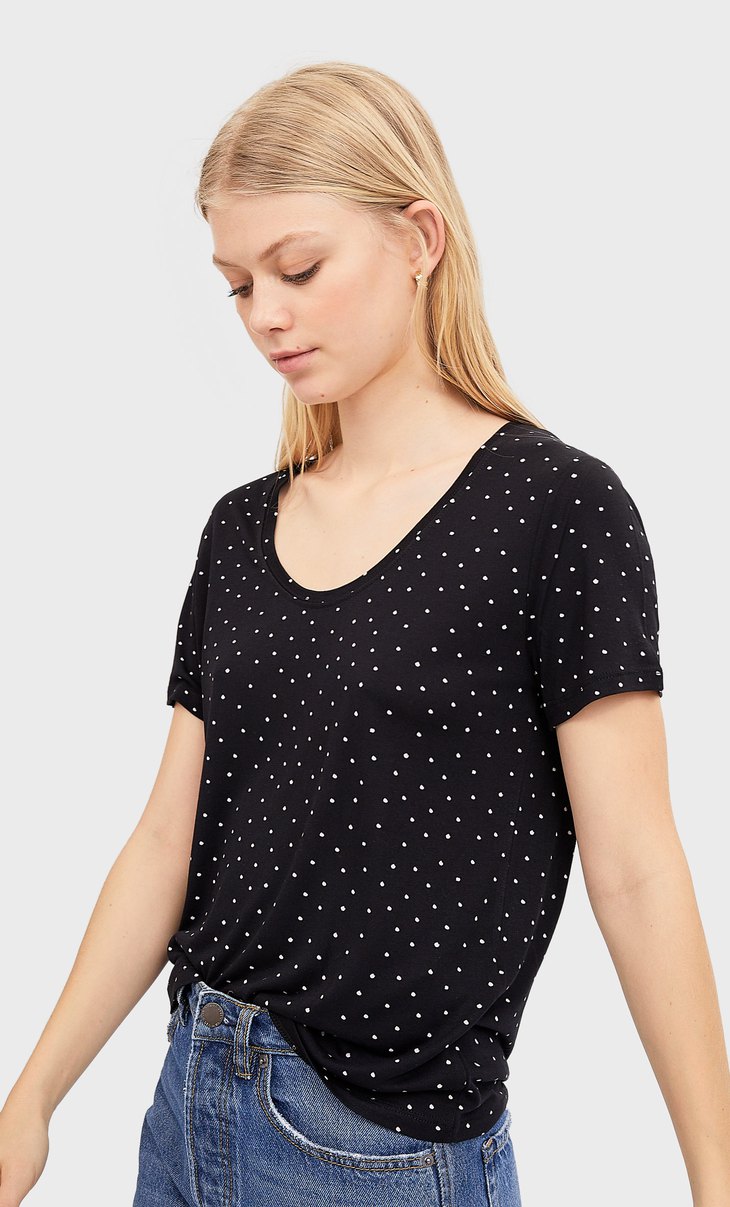 Blusa 2025 topos stradivarius