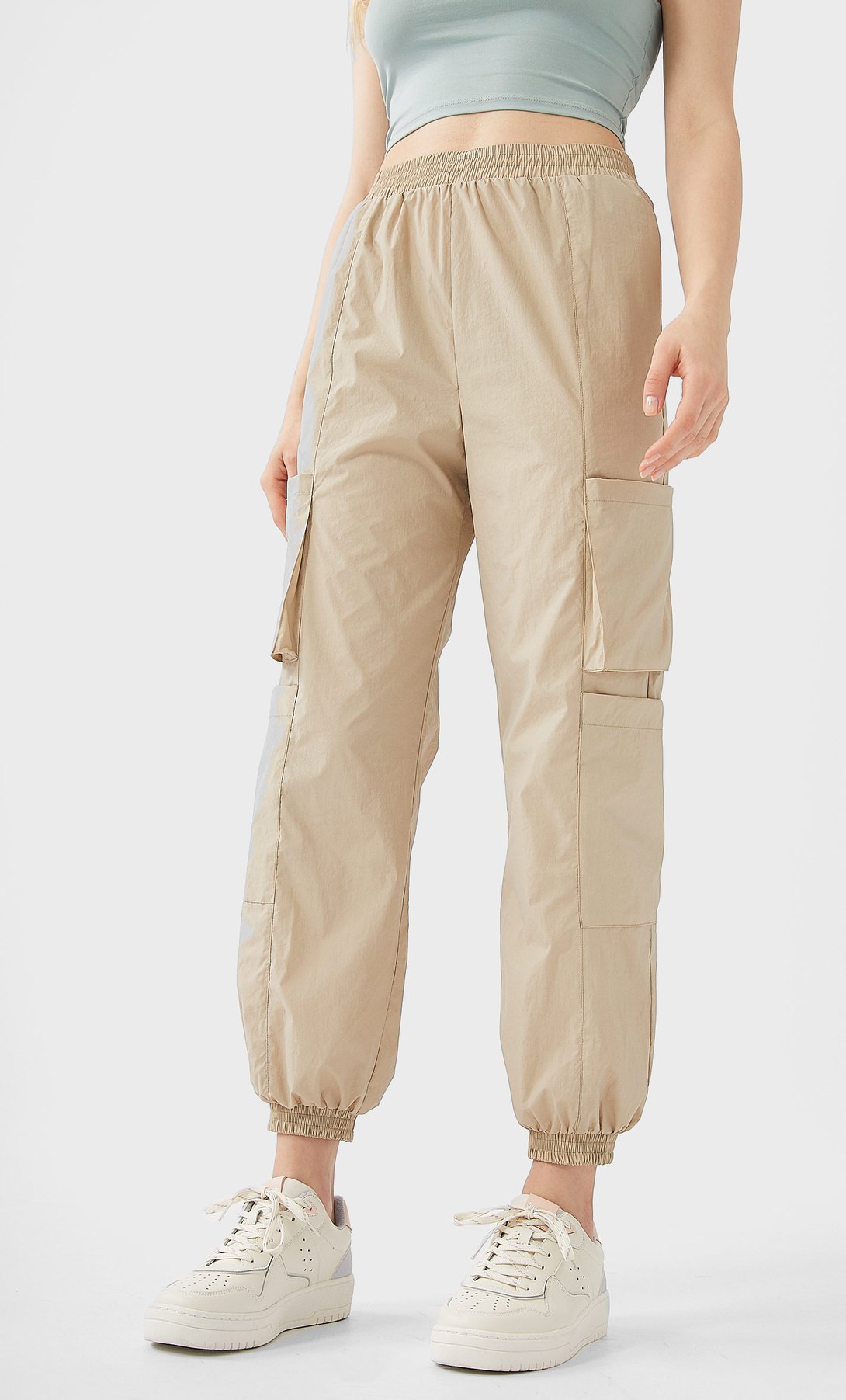 women's nylon cargo pants
