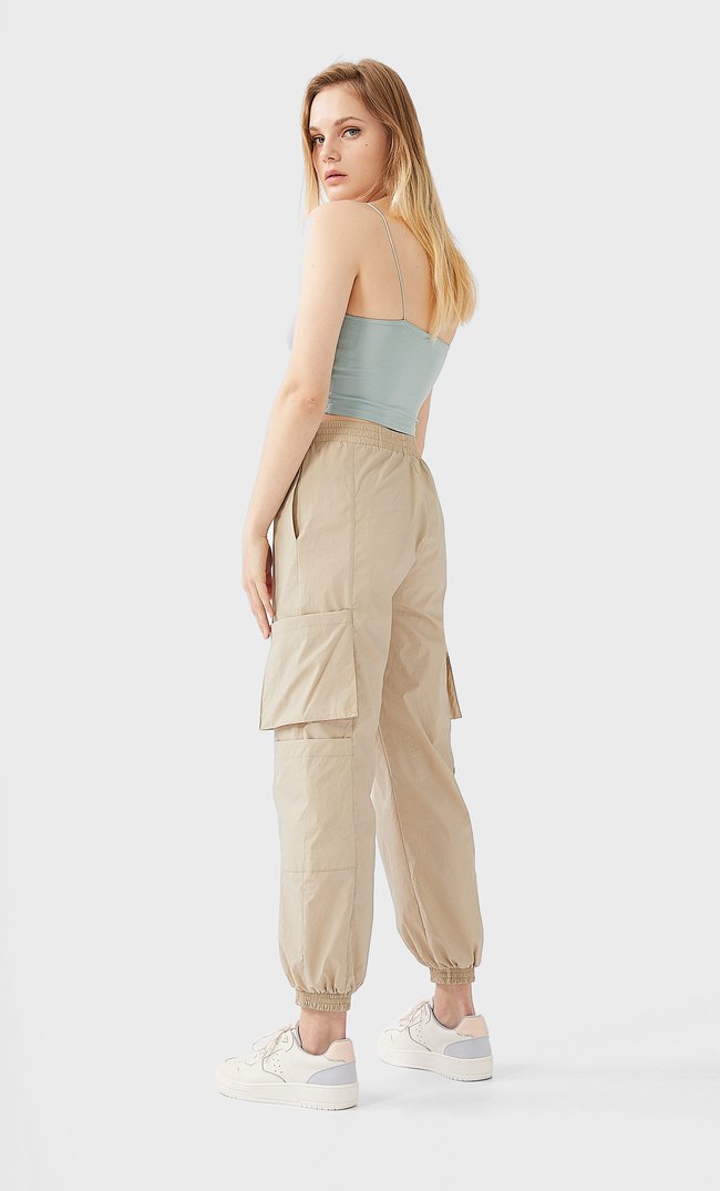 stradivarius cargo pants