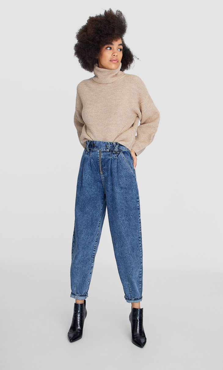 jeans slouchy stradivarius