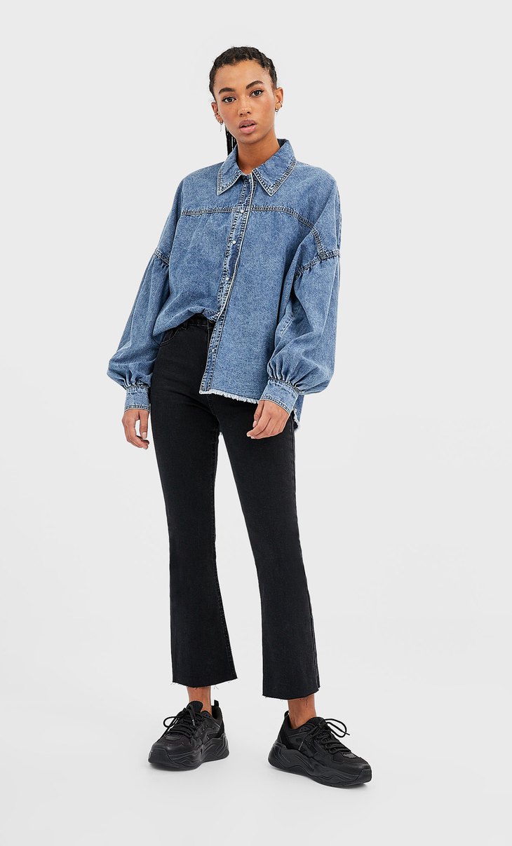flared jeans stradivarius