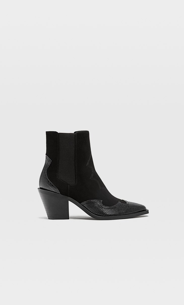 Botin Stradivarius Negro Online Store, UP TO 52% OFF | www.bravoplaya.com