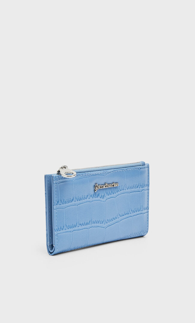 

Stradivarius Geldbeutel In Krokoprägung Blau 103