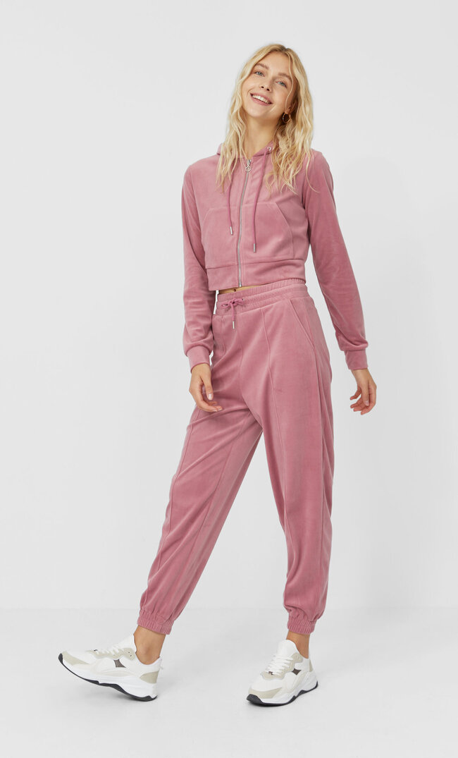 

Stradivarius Weiche Joggerhose Pastellrosa S