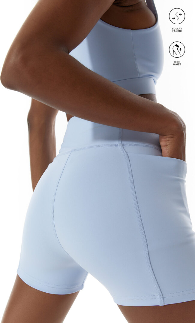 

Stradivarius Sport-Hot-Pants Himmelblau Xs
