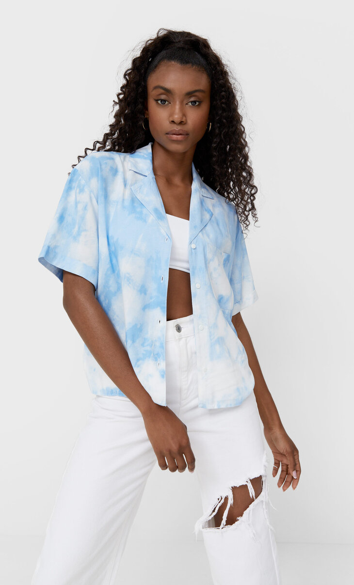 camisas vaqueras mujer stradivarius