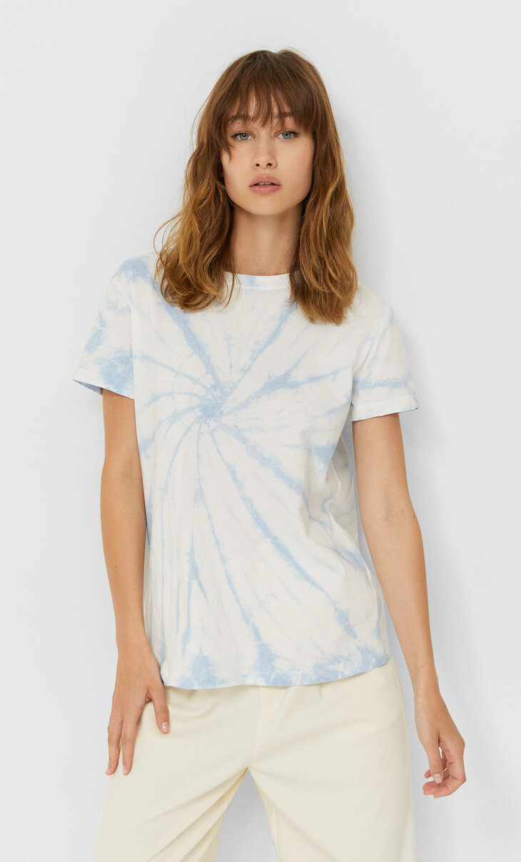 Comprar Camiseta basica tie dye – 5.95$ | STRADIVARIUS