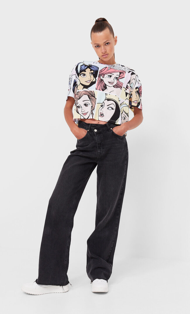

Stradivarius Disney-Shirt Weiß S