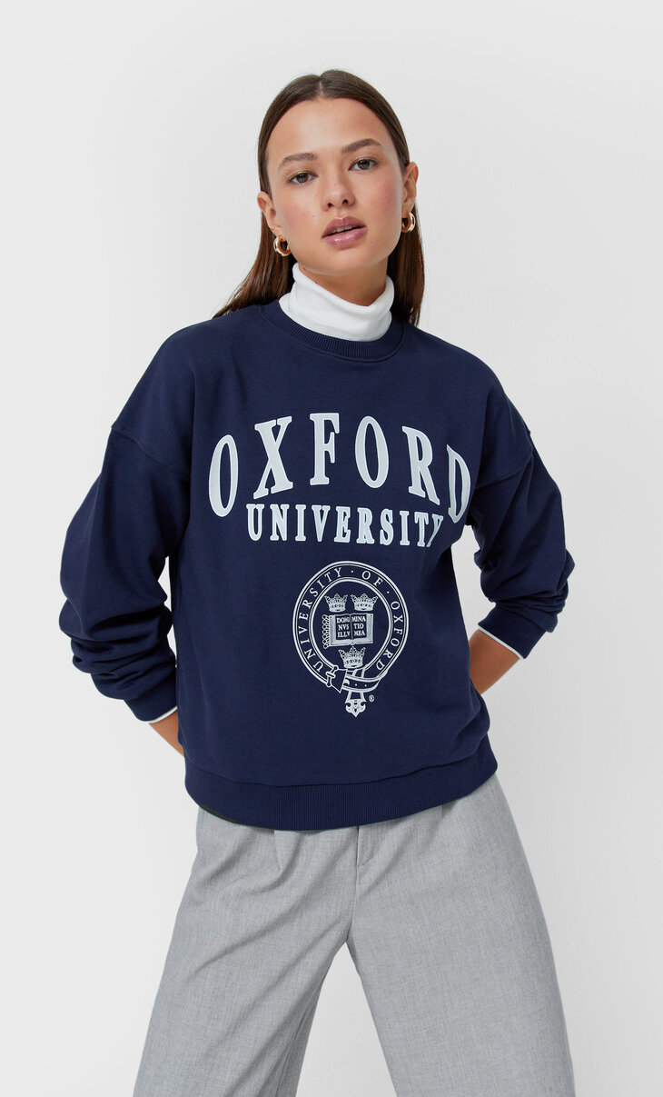 Oxford sweatshirt - Women's Stradimarket | Stradivarius Armenia