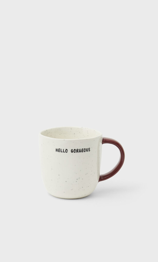 

Stradivarius Tasse Mit Slogan Granatrot 103