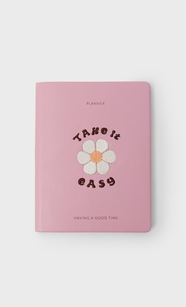 

Stradivarius Terminkalender Take It Easy Kaugummirosa 103