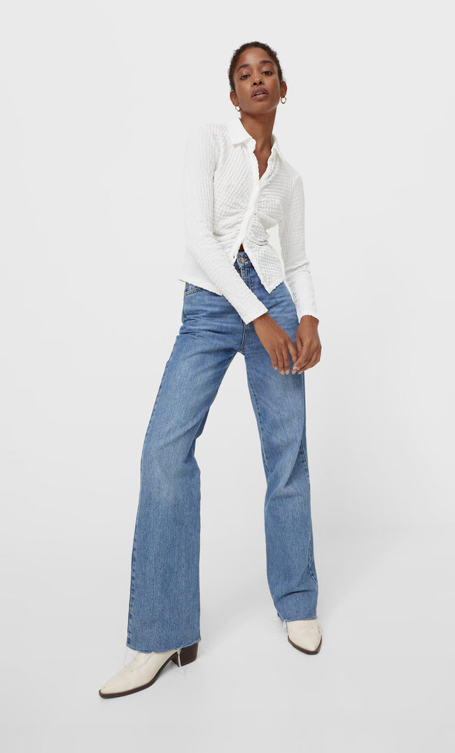 

Stradivarius Straight Fit Jeans Mittleres Denim 42
