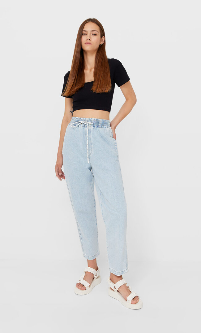 

Stradivarius Jeansjogger Denim 34