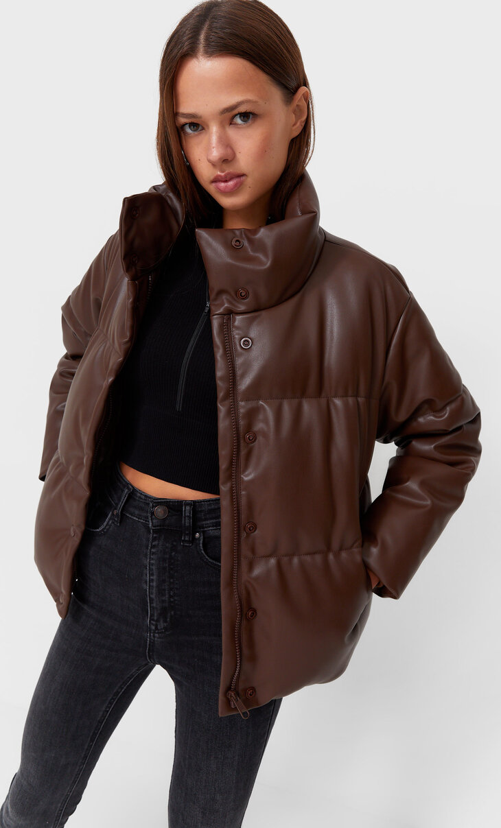 stradivarius puffer jacket