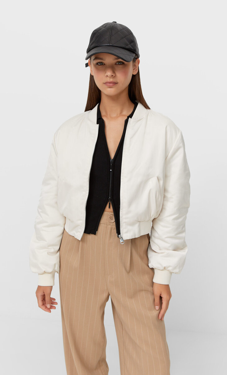 baseball jacket stradivarius