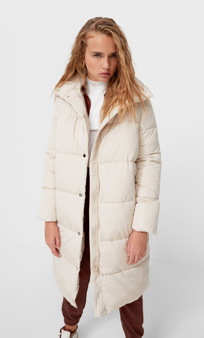 

Stradivarius Steppmantel Vanille L